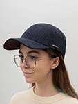 Бейсболка STETSON арт. 7720502 WOOLRICH (синий / черный)